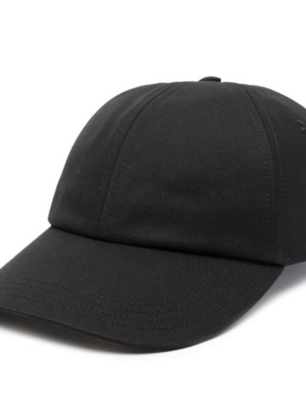 Burberry Check Lined Cotton Blend Baseball Cap Black S 8083524 - Picture 2 of 14